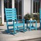 Flash Furniture Manchester 3-Pc Set w/2 Contemporary All-Weather HDPE Rocking Chairs and End Table, Blue LE-HMP-2002-2-T1517H-BL-GG - alternate 7